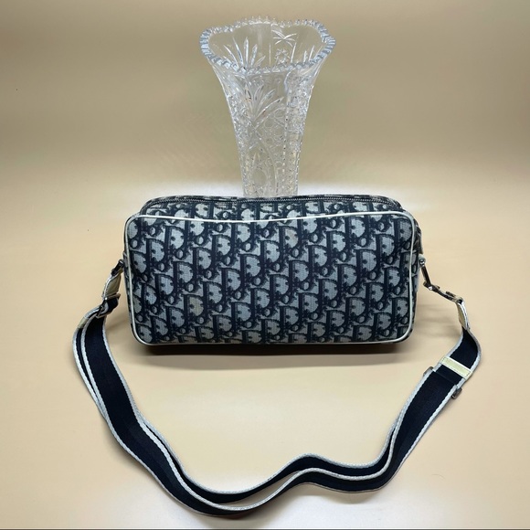 💯 AUTH CHRISTIAN DIOR NO.2 TROTTER CROSSBODY BAG - Picture 3 of 12